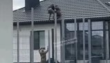 Man and TCRSS serviceman fall from roof in Volyn region