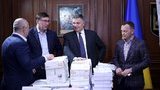 1209 volumes of "taxmen of Klymenko" case files transferred to court. PHOTO