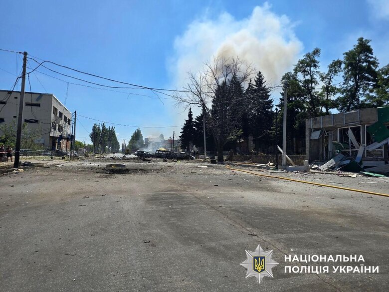 Дружківка після обстрілу