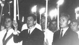 Ялтинские коммунисты открестились от фашистских методов Грача, который ходит на факельные шествия с юности. ФОТО.