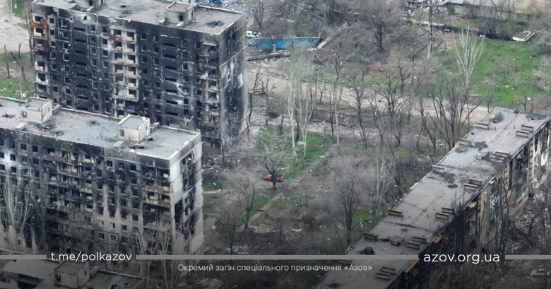Маріуполь з висоти пташиного польоту: Азов опублікував нові ФОТО 04