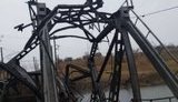 Окупанти зруйнували міст у Запорізькій області. ФОТОрепортаж
