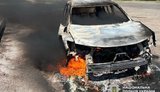 Russian FPV drone strikes car in Marhanets