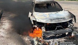 Russians attack car in Marhanets with FPV drone: three people injured. PHOTOS
