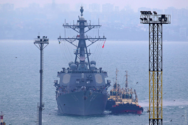 This years first US Navy destroyer Carney arrives in Ukraine 03