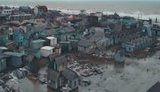 Море розмило берегову лінію і затопило частину баз відпочинку в курортній Кирилівці. ВІДЕО+ФОТОрепортаж
