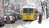 Непогода в Киеве: общественный транспорт может курсировать без соблюдения графика движения, - КГГА