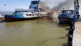 Прогулочный катер загорелся в Белгород-Днестровском: пострадал мужчина. ВИДЕО+ФОТОрепортаж