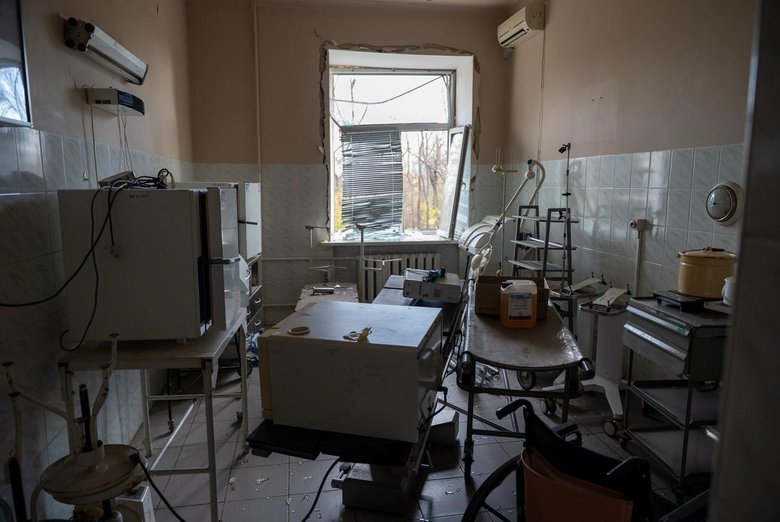 Повреждены учреждения здравоохранения в Киеве 14 ноября