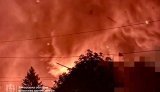 Россия атаковала Запорожье: на частном предприятии вспыхнул пожар. ФОТО