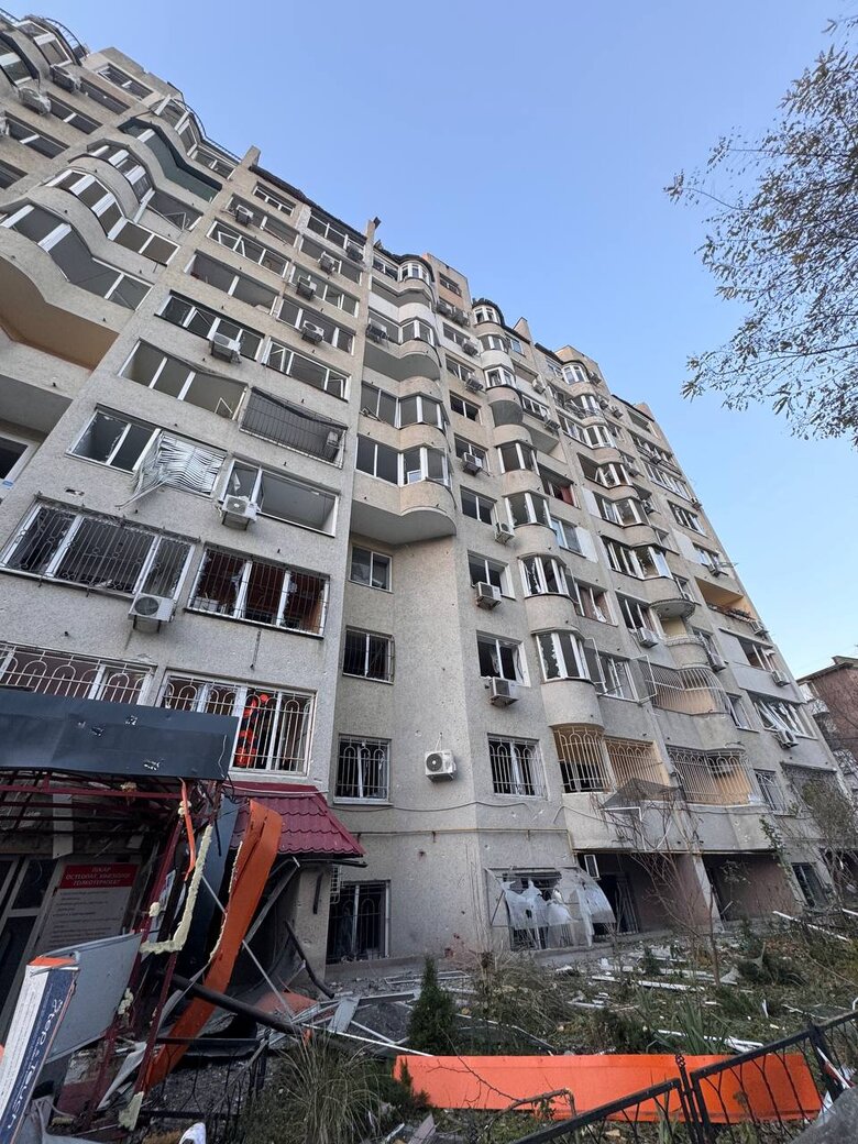 Російський удар по Одесі 18 листопада