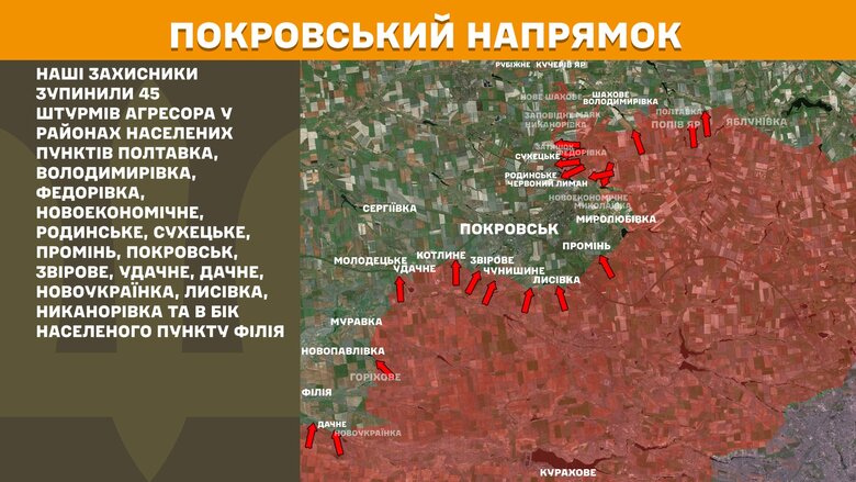 Ситуація на фронті на ранок 16 серпня