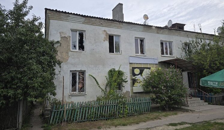 Росіяни знову атакували Балаклію безпілотниками. ФОТОрепортаж