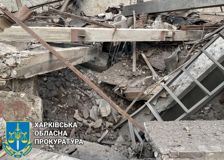 Consequences of todays rocket attack on factory in Kharkiv 03