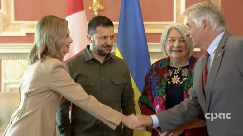 Zelensky met with Canadian Governor General Simon 01