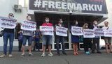 Возле здания МВД прошла акция "2 года со дня нападения на Катю Гандзюк". ВИДЕО+ФОТОрепортаж