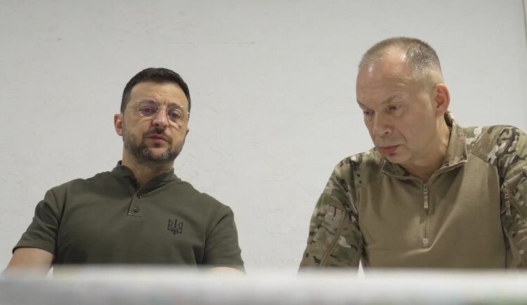 Zelenskyy was briefed by Syrskyi on frontline: Difficult situation on Sumy and Kharkiv borders