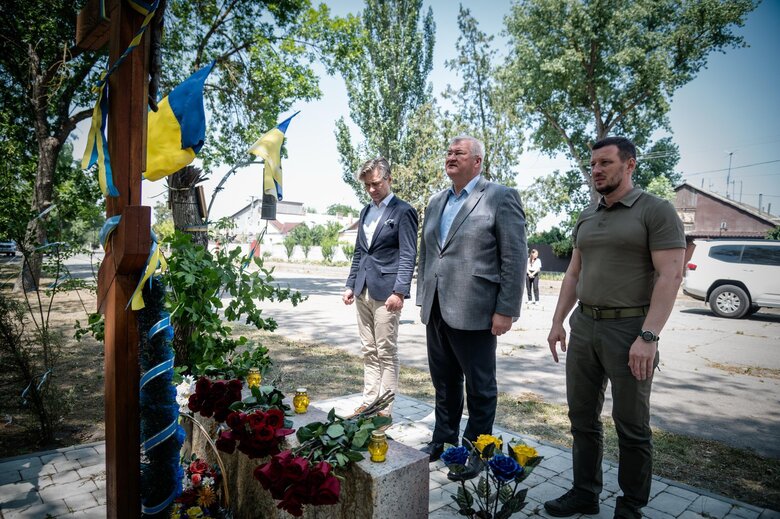 Будрис посетил Херсон вместе с Сибигой