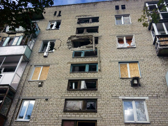 обстрел марьинка