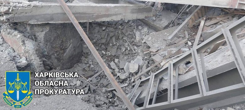 Consequences of todays rocket attack on factory in Kharkiv 02