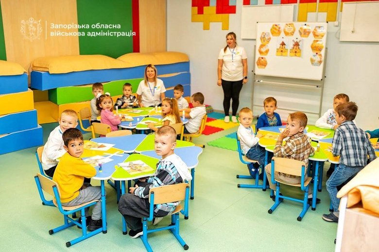 підземний дитсадок у Запоріжжі