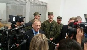 Court released former Justice Minister Lavrynovych from custody. PHOTO