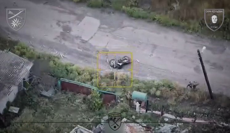 ЗСУ зупинили та знищили штурмову групу росіян на мотоциклах. ВIДЕО