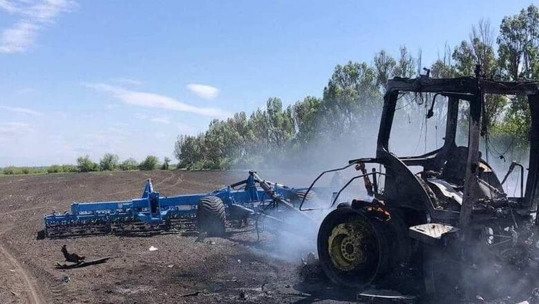 Страшна ціна хліба 2022 року: Знищена снарядами та мінами окупантів сільгосптехніка 01