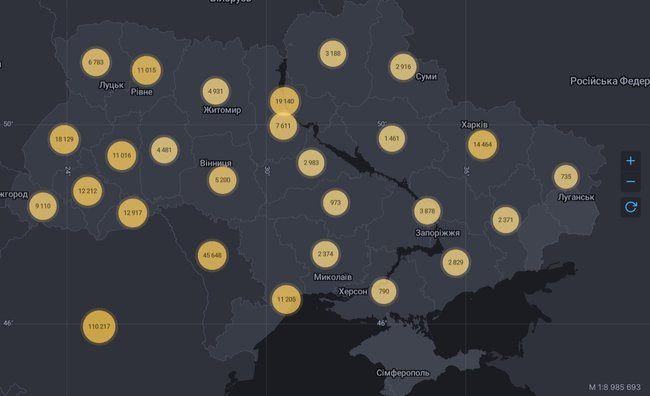 За добу в Україні зареєстрували 3 240 нових випадків COVID-19 01