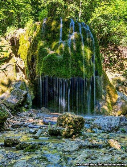 крым водопад серебряные струны