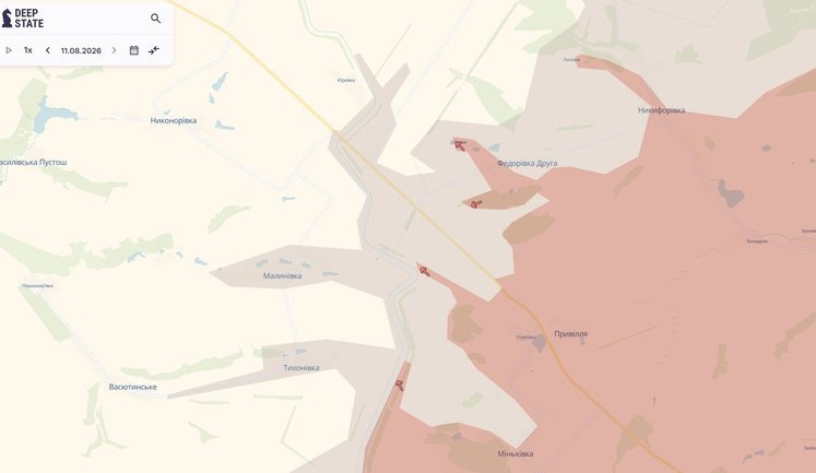 Ruscists advance near Pryvillia in Donetsk region – DeepState. MAP