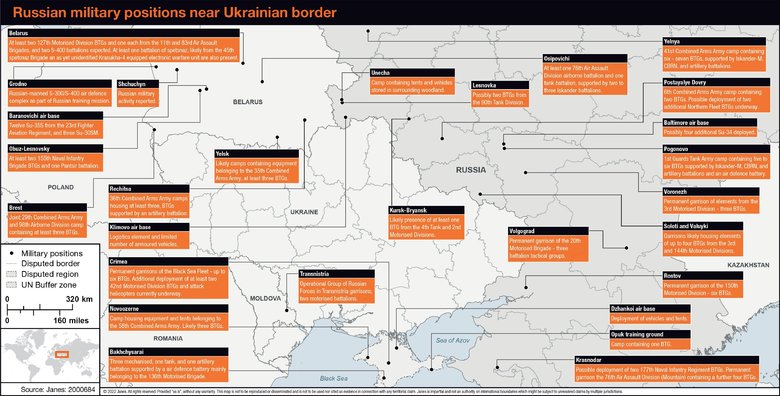 Росія продовжує нарощувати війська на кордоні з Україною, - Janes 01