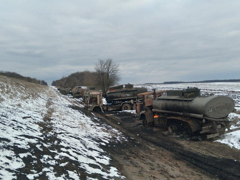 На Чернігівщині українські воїни знищили колону постачання окупантів 01