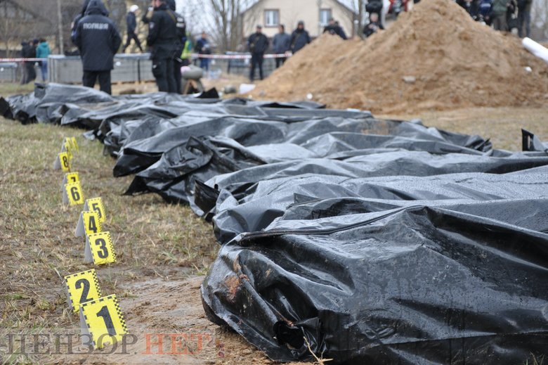 Exhumation of Ukrainians killed by occupiers began in Bucha 13