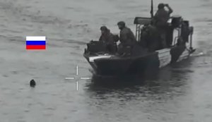 Украинские дроны ликвидировали 15 оккупантов во время попытки десантирования на остров. ВИДЕО