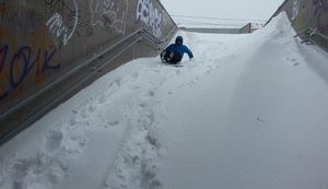 "Блокадный Киев": маршрутки по 40 грн., аренда лопаты - 250 грн., лыжники на улицах и пустынный Майдан. ФОТОрепортаж+ВИДЕО