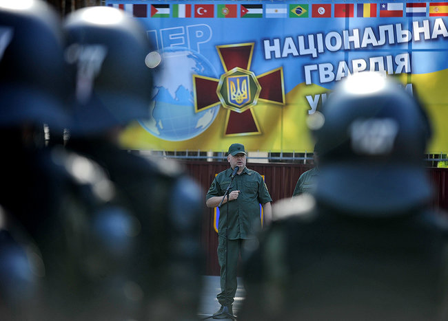Учения Нацгвардии подтвердили ее готовность эффективно противодействовать любым преступникам, террористам и диверсантам, - Турчинов 01