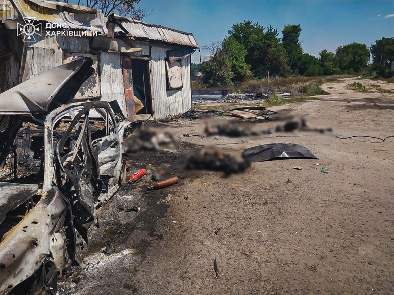 наслідки удару по Харківщині