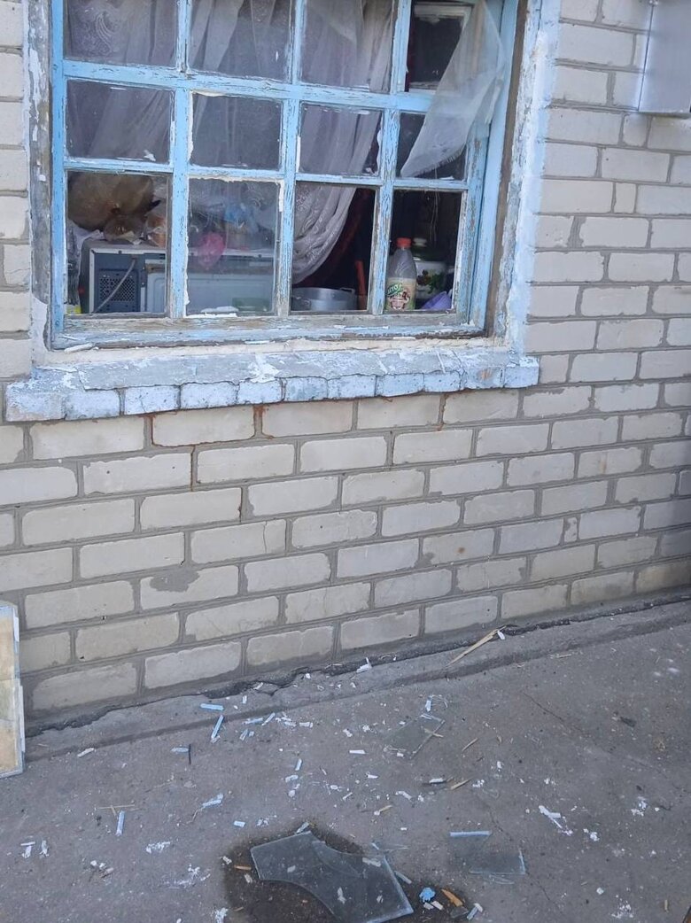 Nikopol region after shelling