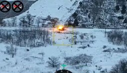 Бійці 14 бригади важкими бомберами Вампір знищили 4 мотоцикли та 6 окупантів на Донецькому напрямку