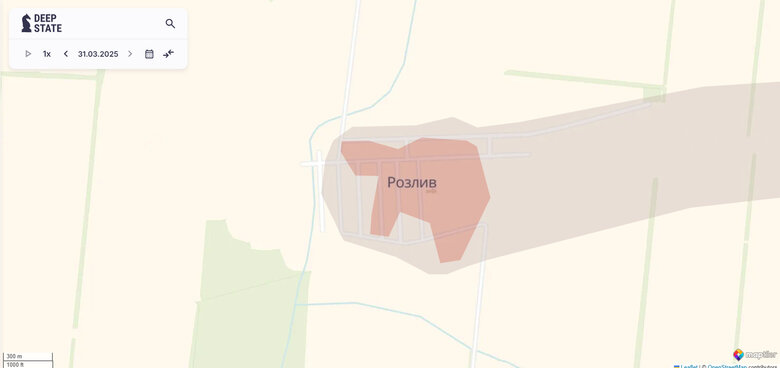 Розлив карта