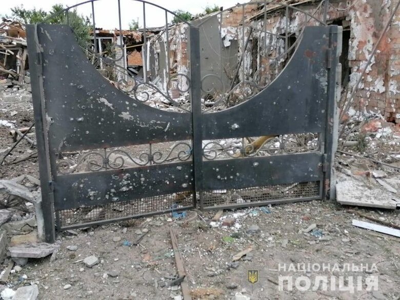 Последствия ударов рашистов по Запорожской области 06