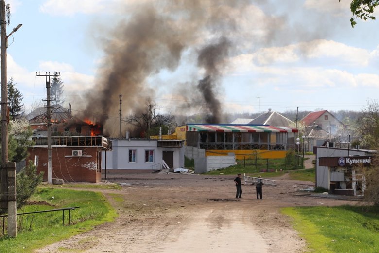 Consequences of occupation in Ruska Lozova in Kharkiv region 02