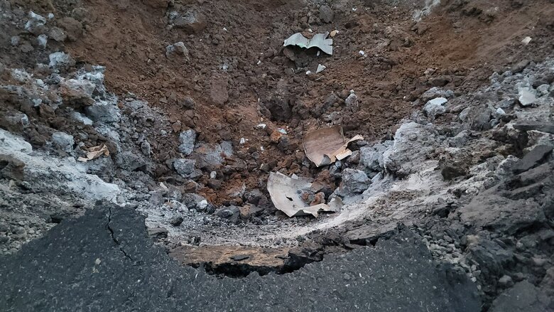 From enemy rocket fire across Odesa region funnel with diameter of 12 meters was formed, - OC South 09