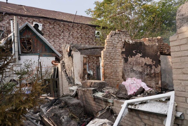 Наслідки атаки шахедів на Запоріжжя