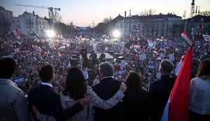 В Угорщині відбулися політичні мітинги напередодні голосування