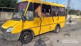 Удар по маршрутке в Херсоне
