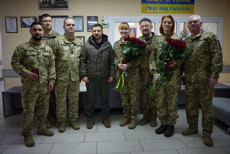 Zelensky visited military hospital in Kharkiv region 02