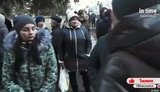 Протести в Нових Санжарах через евакуйованих із Китаю. ВIДЕО