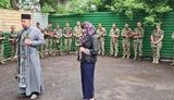 С трагически погибшей при исполнении служебных обязанностей военнослужащей 128-й ОГШБр Кариной Шемчук простились в зоне ООС. ФОТОрепортаж